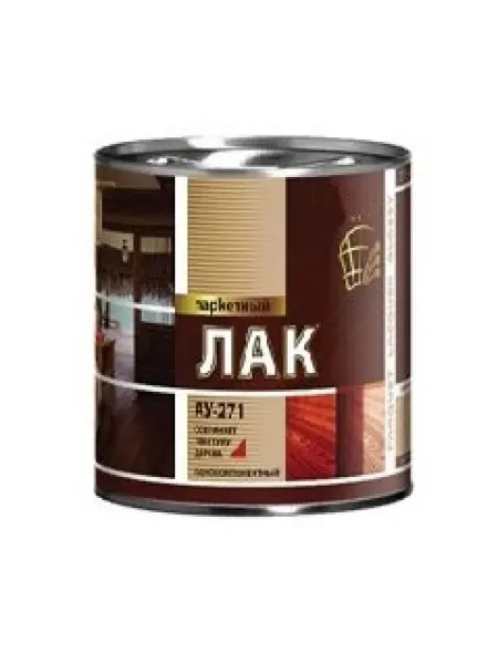 Лак паркетный алкидно-уретан. 0,9л Радуга