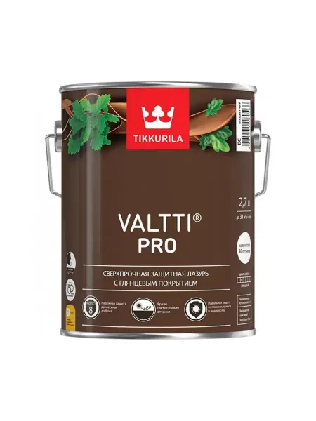 TIKKURILA Антисептик Valtti Pro 2,7л красное дерево
