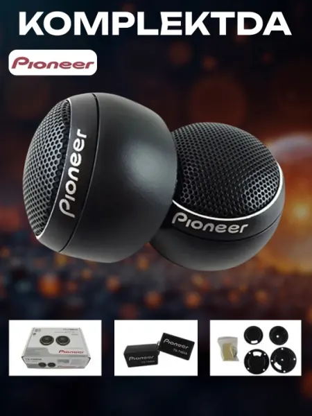 Автомобильный твитер Pioneer TS-T480A – 40W RMS, 300W max, 4 охм