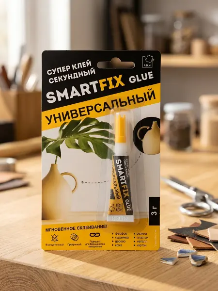 A.D.M Супер клей универсальный моментальный 3г водостойкий