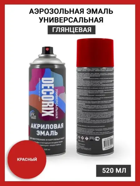 Decorix Эмаль краска древесины пластика металла