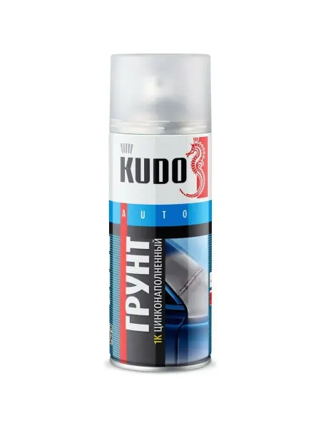 KUDO Автогрунтовка KU-2301 цинконаполненный серый 520 мл
