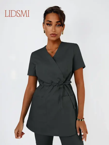 LIDSMI Костюм на кулиске медицинский хирургический с джоггерами