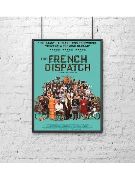 Poster Mall Постер на стену Кино Французский Вестник (The French D 30х40