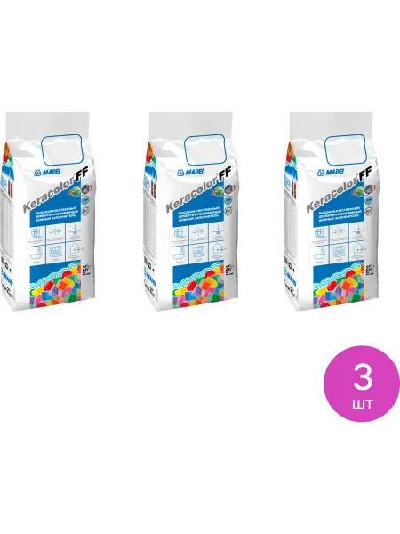 Mapei Затирка Keracolor FF для швов, №141 карамель, 2кг