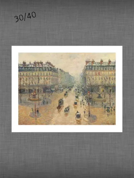 Past_today "Оперный проезд", Писсарро (натур.холст, 30х40 см)