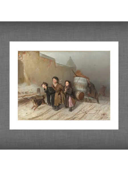 Past_today "Тройка", Перов (натур.холст, 30х40)