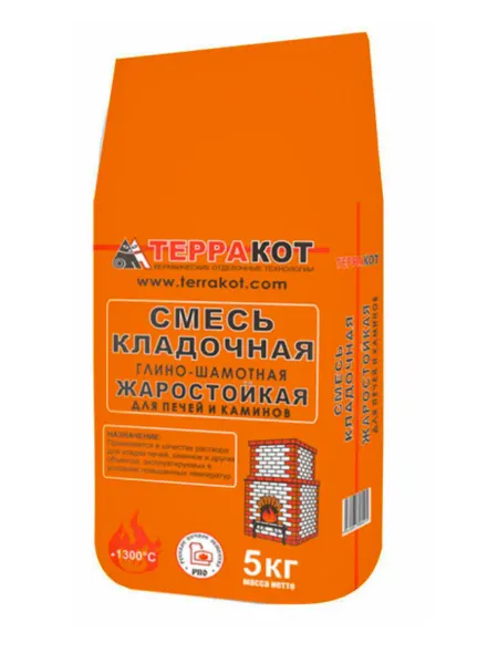 Терракот Смесь кладочная глино-шамотная