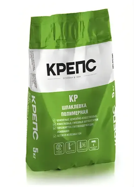 Шпаклевка КР полимерная КРЕПС КР 5 кг