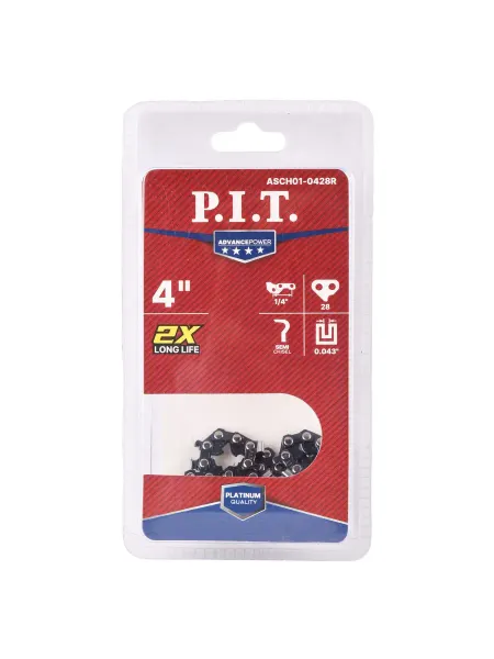 P.I.T. Цепь пильная для PKE20H-100A 1 4"-1,1-28, 4" ASCH01-0428R