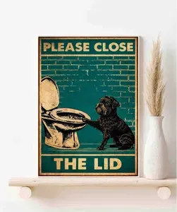 Брюссельский гриффон, Close the Lid, Плакат Акварель А3 ( 30х42 см. )