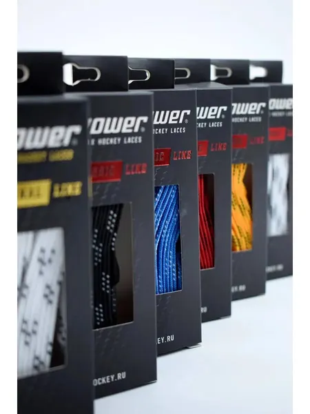 WILLPOWER Шнурки хоккейные с пропиткой CLASSIC 305 см