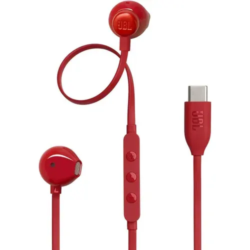 Наушники внутриканальные JBL Tune 305C красный (JBLT305CRED)