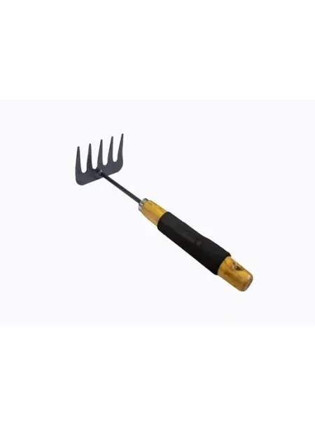 WMC Tools Грабли мини с деревянной рукояткой(5-зуб, L-300мм)