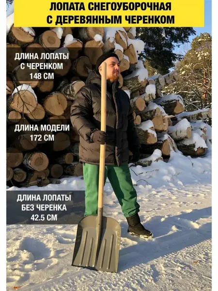 Лопата стальная с деревянным черенком 1 5 м в разборе