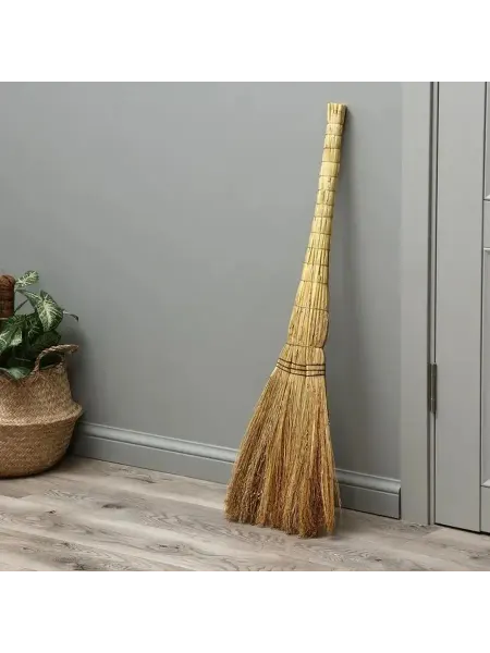 Усиленный веник из сорго 100 см, 530 г