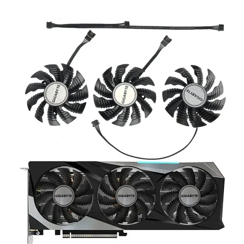 Комплект вентиляторов 82мм 4pin для видеокарт Gigabyte GTX 3070 Gaming