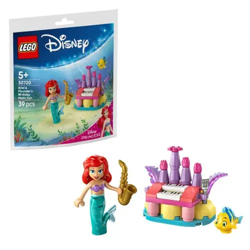 Конструктор LEGO Disney Музыкальное развлечение на день рождения Ариэль и Флаундера, 30720