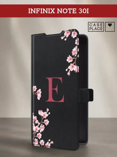 Case Place Чехол-книжка на Infinix Note 30i с буквой