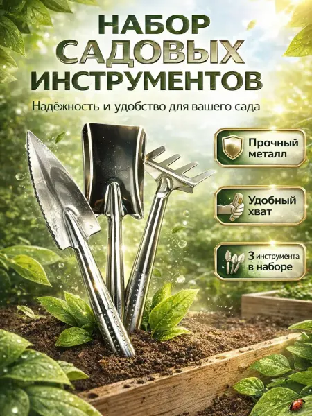 KAMAKA Садовый набор для дома и дачи, компактные инструменты