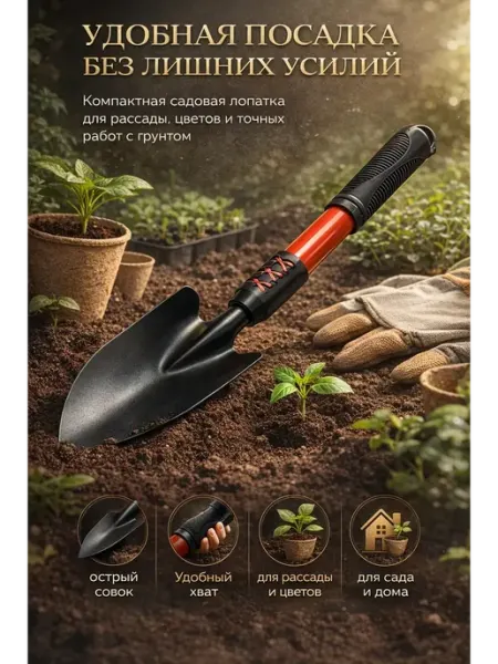 TAY.T Садовая лопатка металлическая