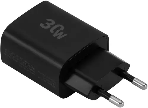 Сетевое зарядное устройство Digma DGW3C, быстрая зарядка, USB-C, 30W, черный (DGW3C0F010BK)