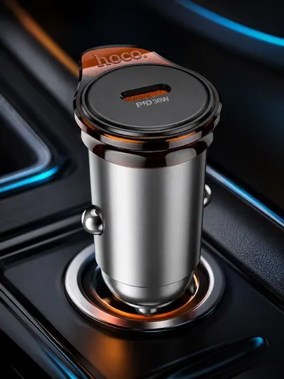 Автомобильное зарядное устройство Hoco NZ16, 30W, USB-C PD