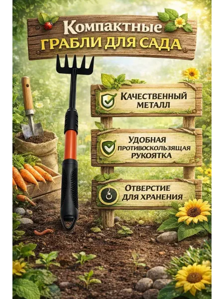 ТВ16 Садовый инструмент для рыхления почвы