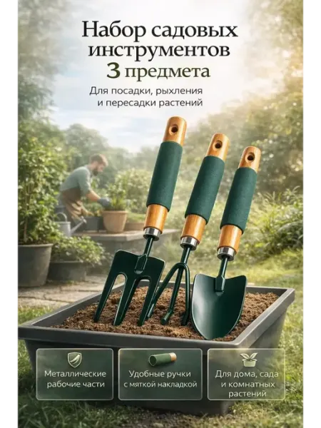 Чина03 Набор ручных садовых инструментов для рыхления и пересадки