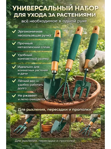 Няк Набор для ухода за комнатными растениями и садом