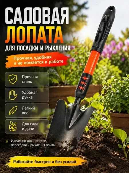 Ра23 Лопата садовая для посадки и рыхления почвы