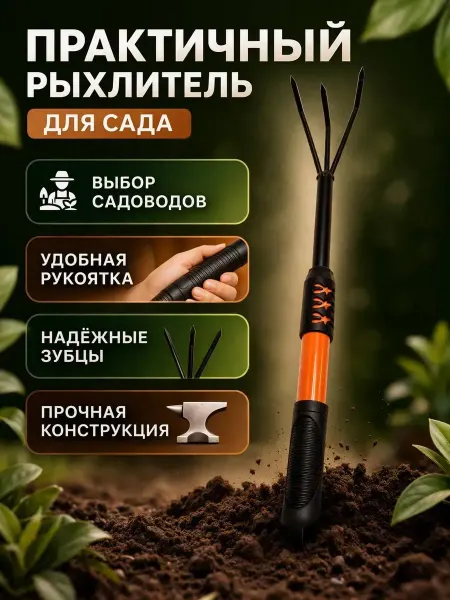 ШСД Рыхлитель-садовый ручной маленький