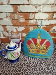 Грелка на чайник для кухни 30x34 см, 1 шт. Корона Российской империи.