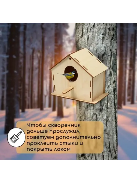 Уникальный скворечник для привлечения птиц