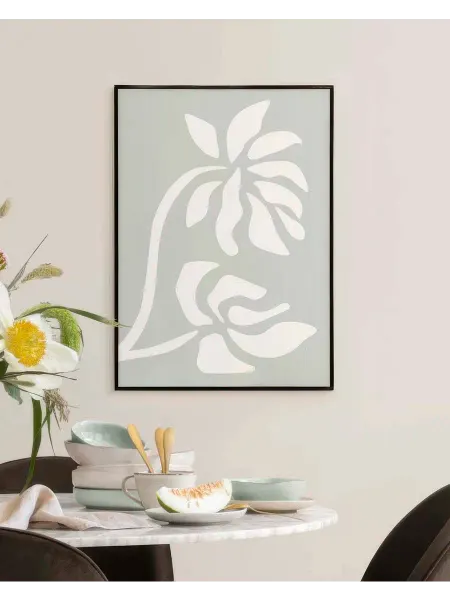 Onllyart Постер 30x40 Зеленые цветочные