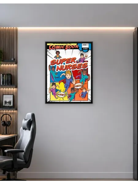 Postersbase Постер Комикс о супермедсестрах 30x40