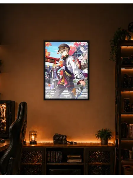Postersbase Постер Персонажи анимэ в японском сеттинге 30x40