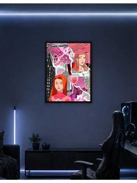 Postersbase Плакат Атомная Ева Коллаж 30x40