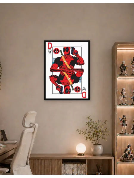 Postersbase Плакат Дэдпул Игральная карта 30x40