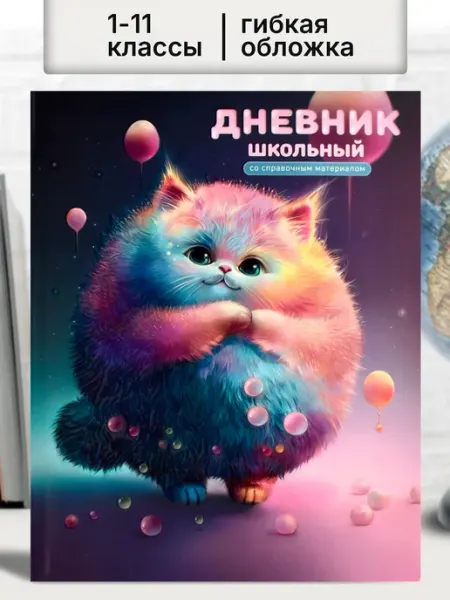 Феникс+ Дневник школьный 1 - 11 класс 48 л гибкая обложка