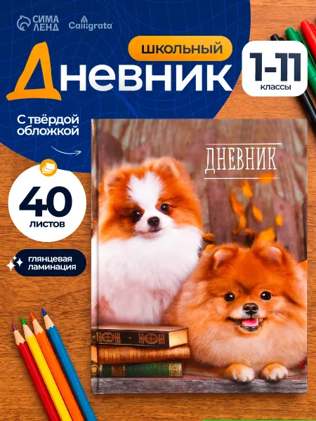 Calligrata Дневник школьный твердый 1-11 класс