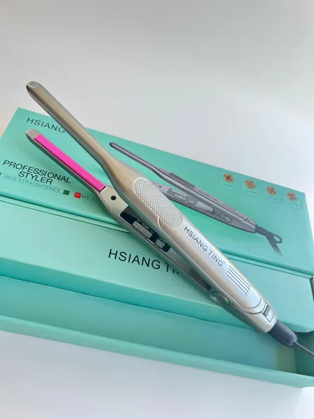 Утюжок для челки узкие плавающие пластины 232С Professional Styler для кератина, ботокса , укладки
