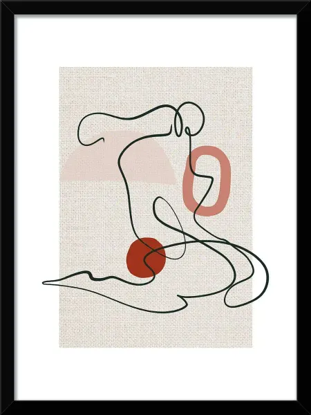 Styler Репродукция в рамке 30x40 см "Формы"