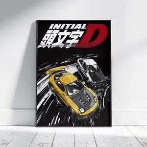 Плакат на стену для интерьера ЖДМ (JDM 41) - Постер по японским машинам JDM формата А3 (30x42 см)