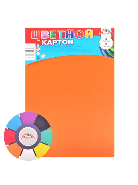 My Sweet Home Цветной картон А4 8 цветов для творчества, 3 шт