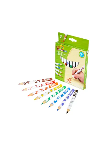 Crayola Карандаши для малышей разноцветные толстые, 8 шт