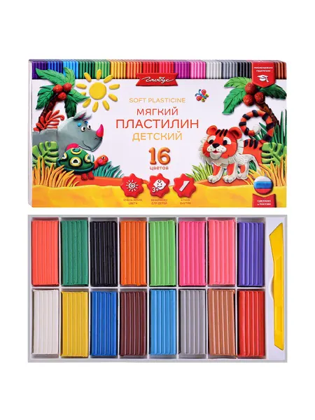 MJ house Пластилин для детей, яркие цвета, повышенная мягкость