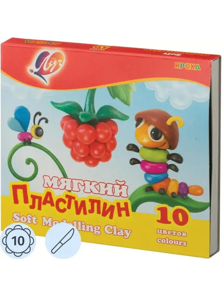 Яркий пластилин с воском для творчества
