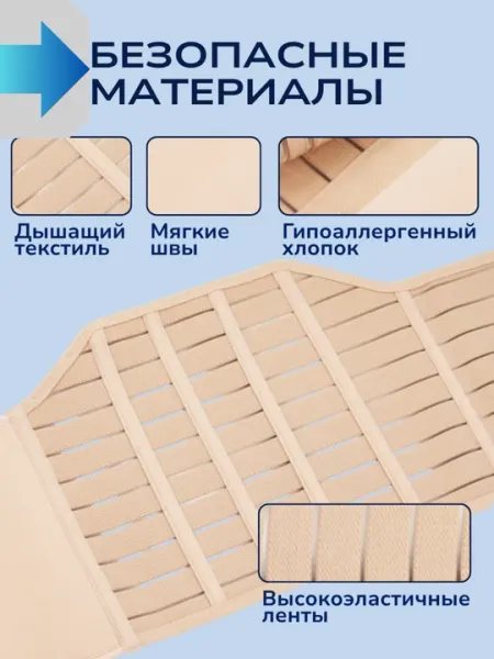 Бандаж 3в1 для беременных и после родов, утягивает живот, восстанавливает фигуру