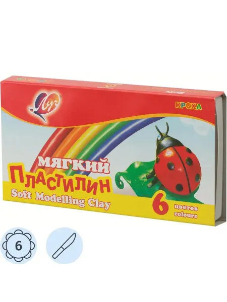 Цветной восковой пластилин для творчества